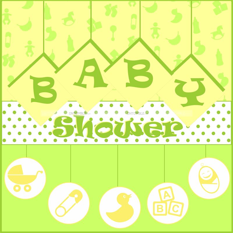 Yellow Baby Shower Theme Green And Backdrop Yellow Baby Shower Theme Green