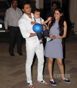 Genelia with her hubby Riteish Deshmukh