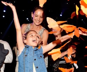 Suri Cruise with Kate Holmes