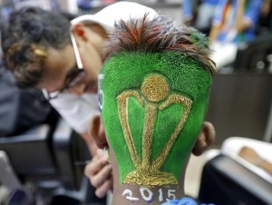 World Cup head carving