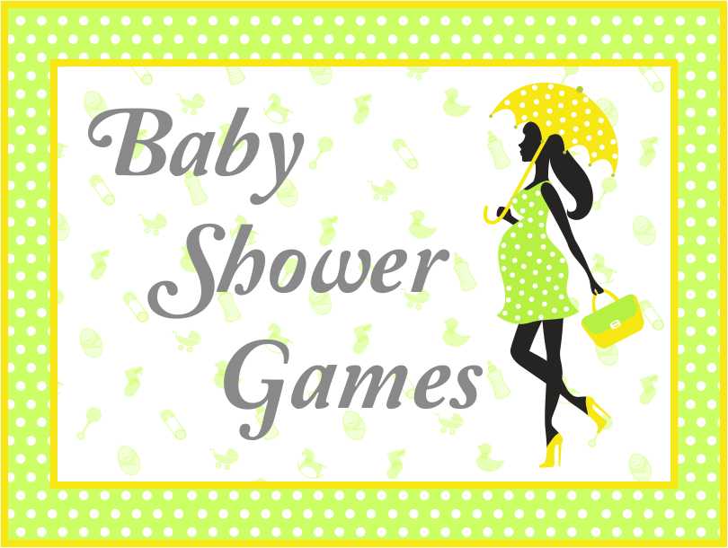 Baby shower games