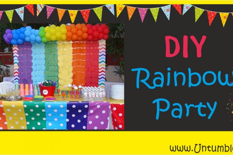 Rainbow shop theme party