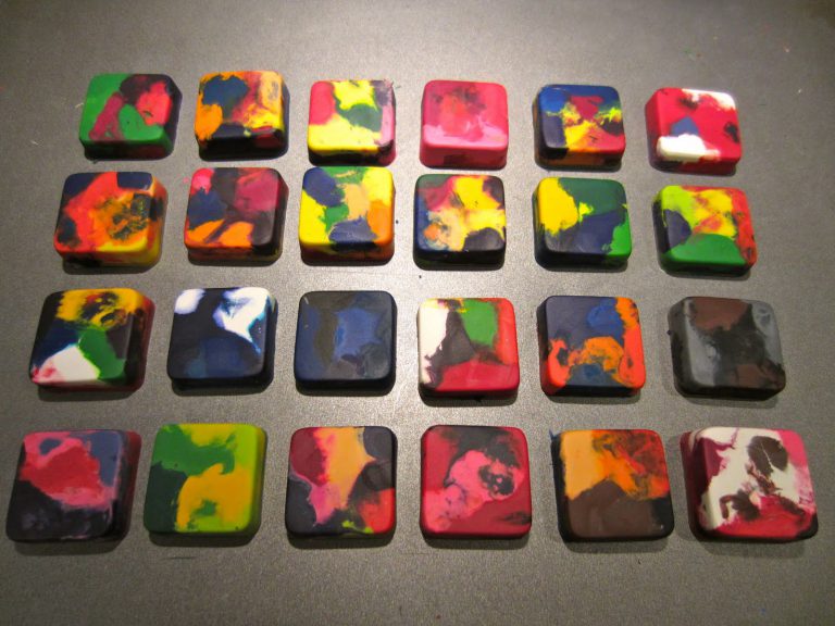 Recycled crayons