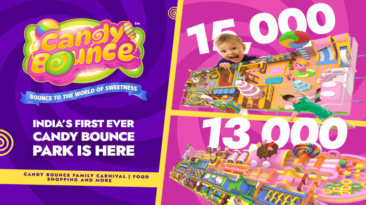 World’s Biggest Candy Bounce Park Carnival