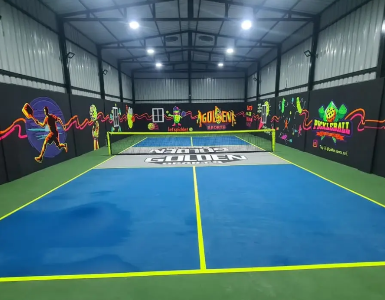 Golden Pickleball(Neon Indoor)