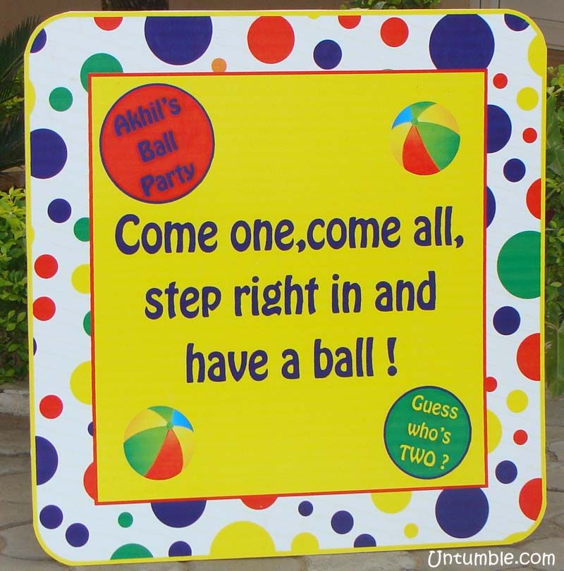 Ball themed party supplies party kits