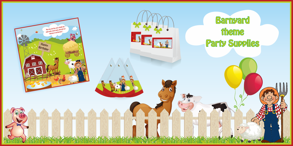 Top Barnyard Theme Birthday - Party Decoration Supplies party kits