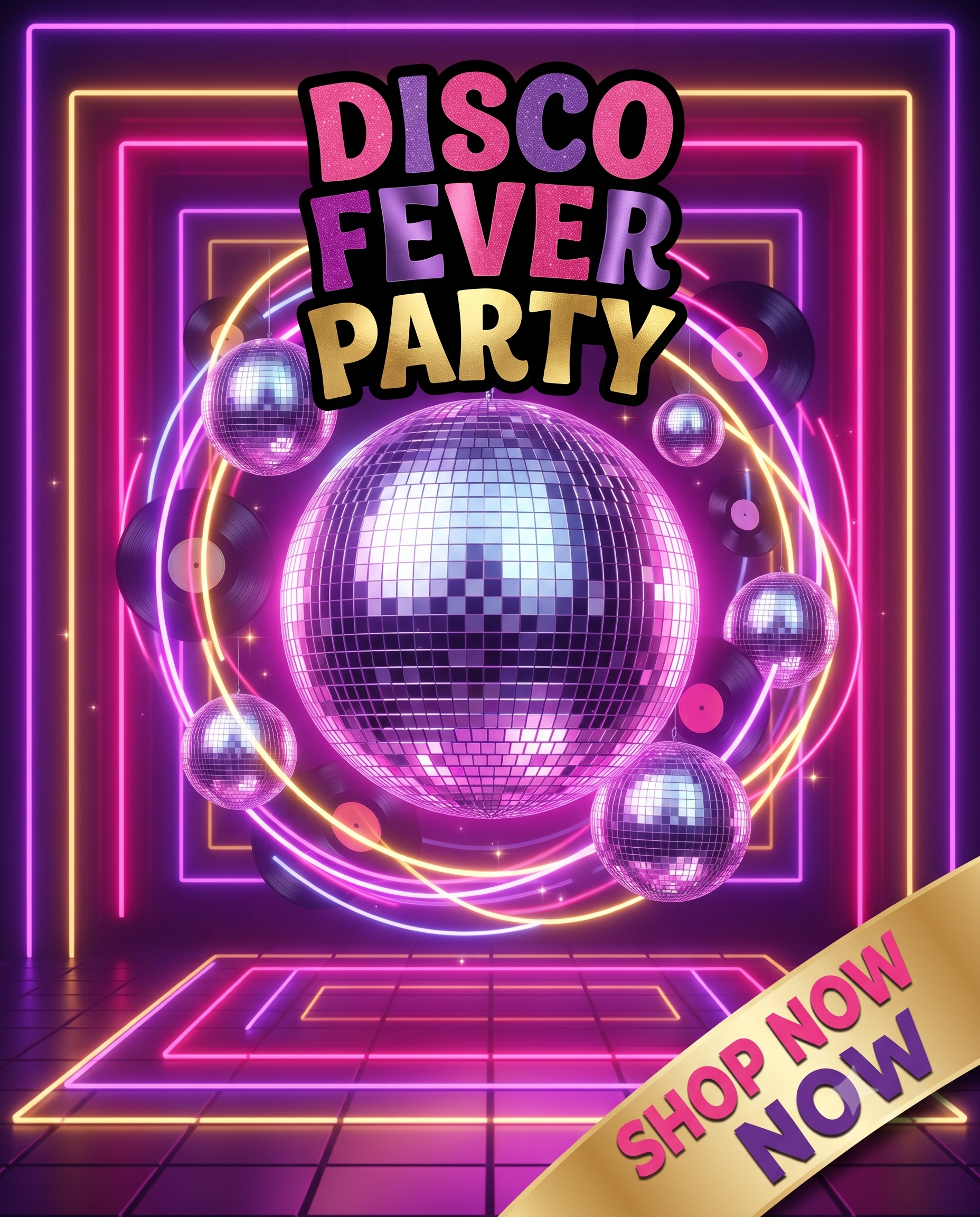 Disco theme party supplies party kits