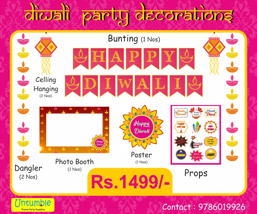 Diwali Theme Party Decorations party kits