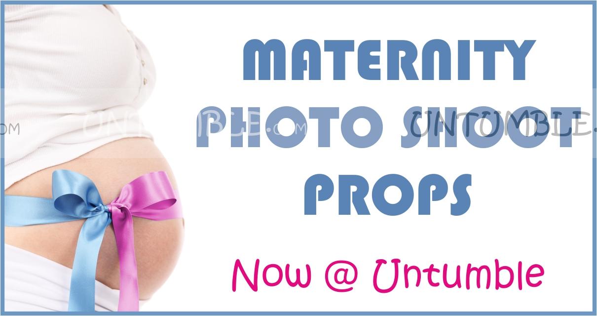 Maternity Photo Shoot Props party kits